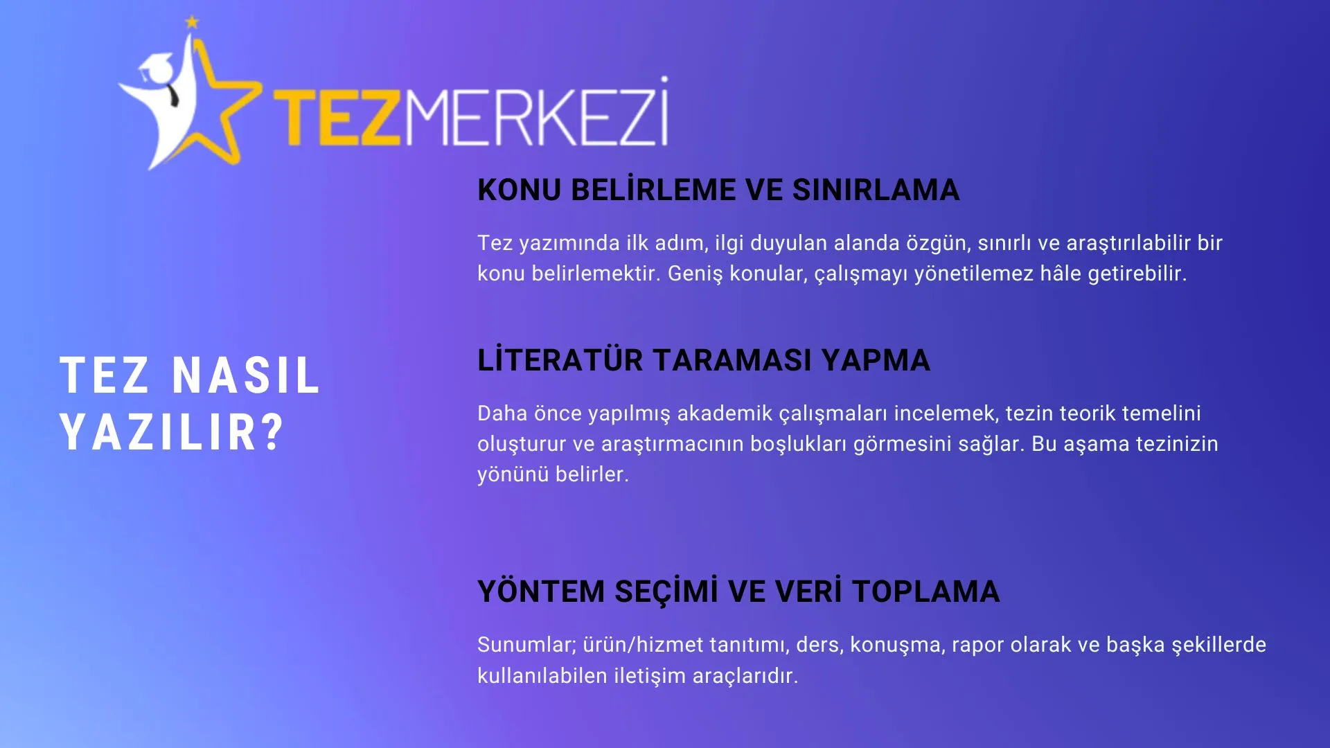 Tez Nasıl Yazılır?