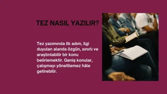 Tez Nasıl Yazılır?