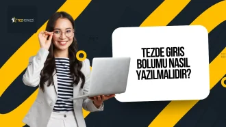 Tezde Giriş Bölümü Nasıl Yazılmalıdır